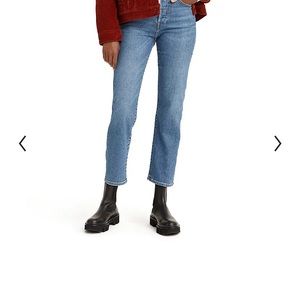 Womens Levis Wedgie Straight Jeans size 26